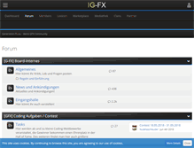 Tablet Screenshot of generation-fx.eu